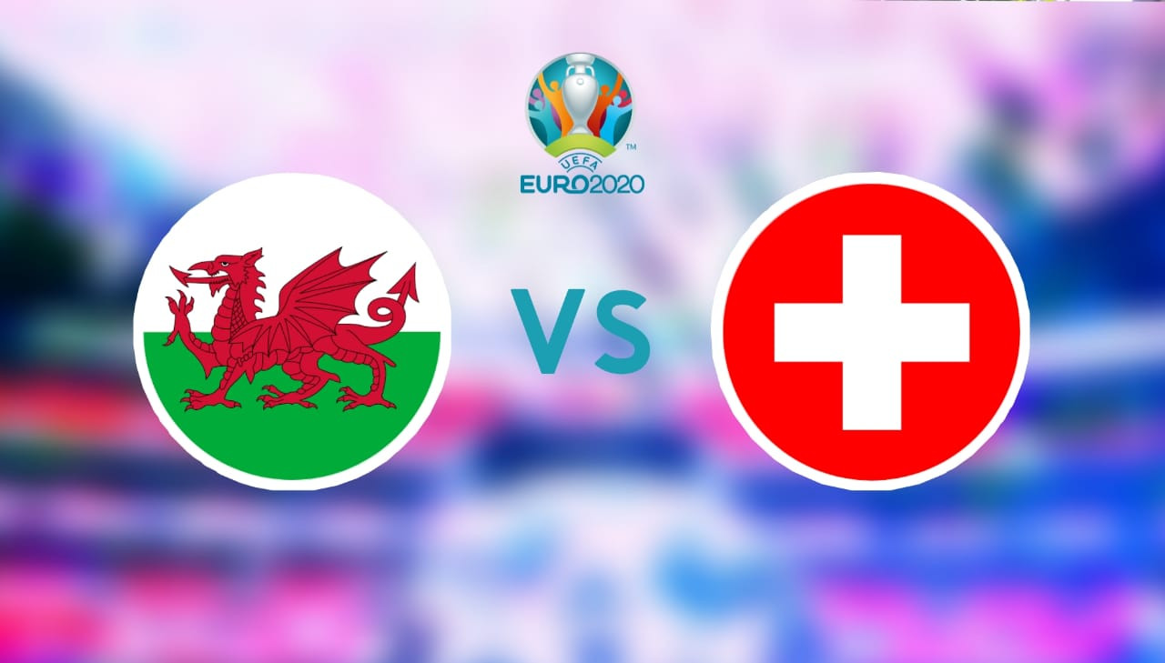 Pertandingan kedua Grup A antara Wales melawan Swiss. (Grafis: Fa Vidhi/Ngopibareng.id)