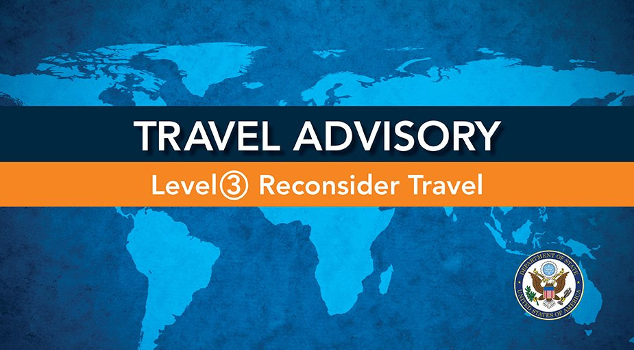 Ilustrasi travel advisory