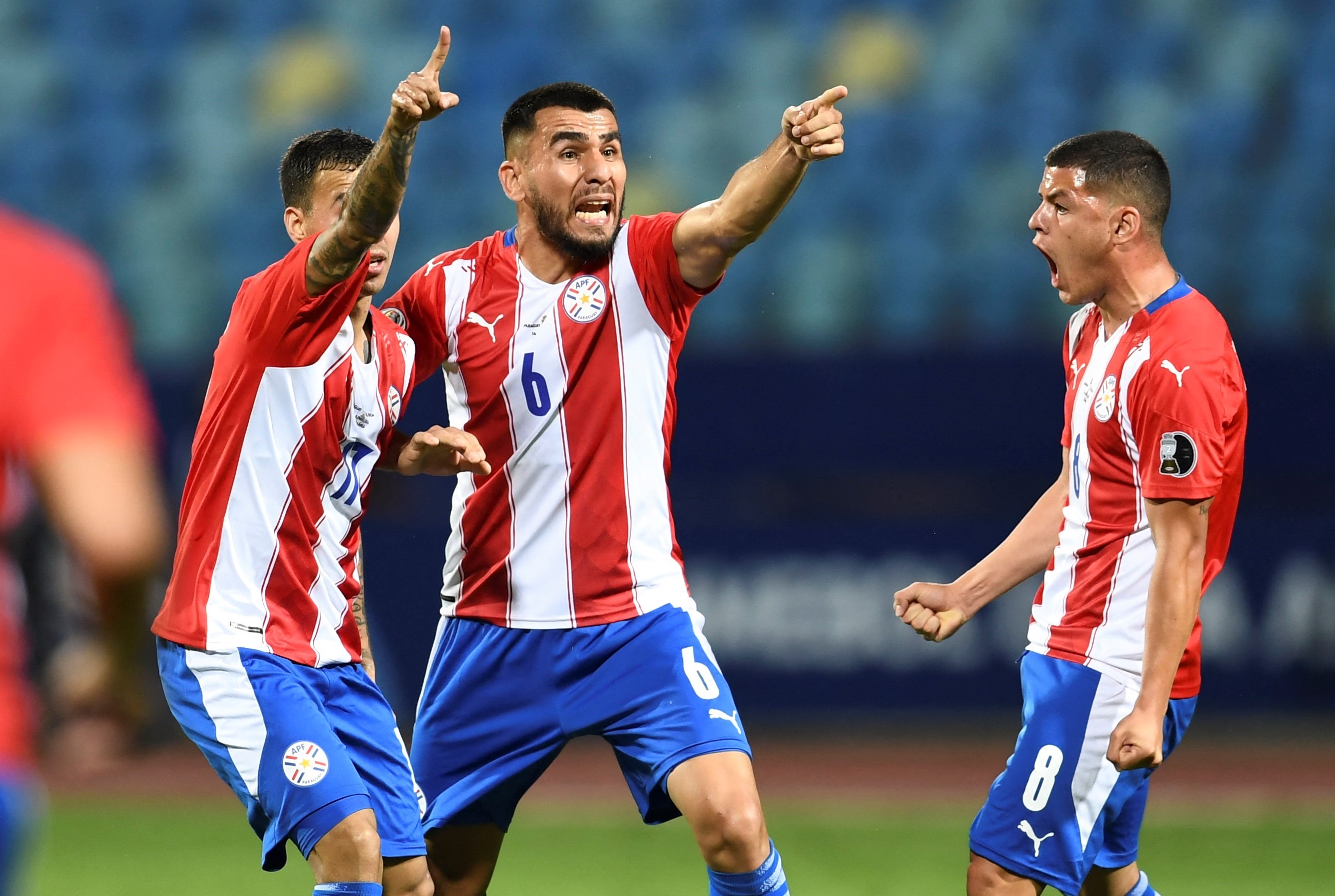 Paraguay memenangkan laga versus Bolivia 3-1 dalam pertandingan perdana Grup B Copa America 2021. (Foto: AP Photo)