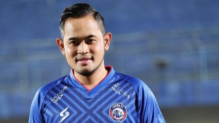 Presiden Klub Arema FC, Gilang Widya Pramana saat berada di Stadion Kanjuruhan (Instagram:@juragan99)