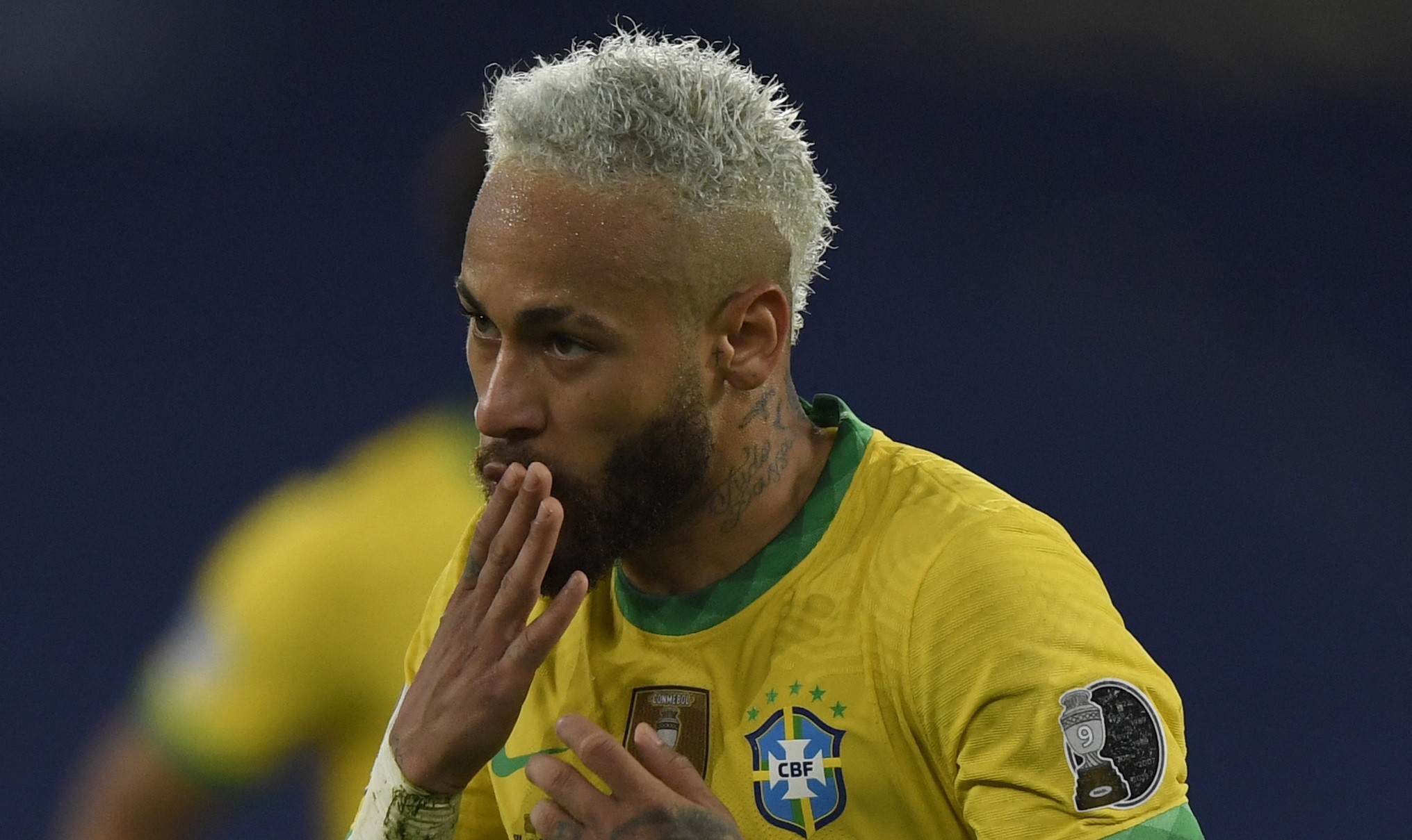 Neymar mencetak satu dari empat gol Brasil saat melawan Peru di matchday 2 Grup B Copa America 2021. (Foto: CopaAmerica)