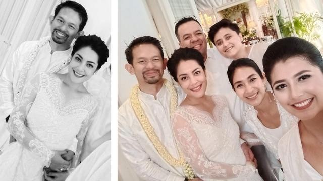 Foto kenangan saat pernikahan Lulu Tobing dan Bani Maulana Mulia. (Foto: Instagram)