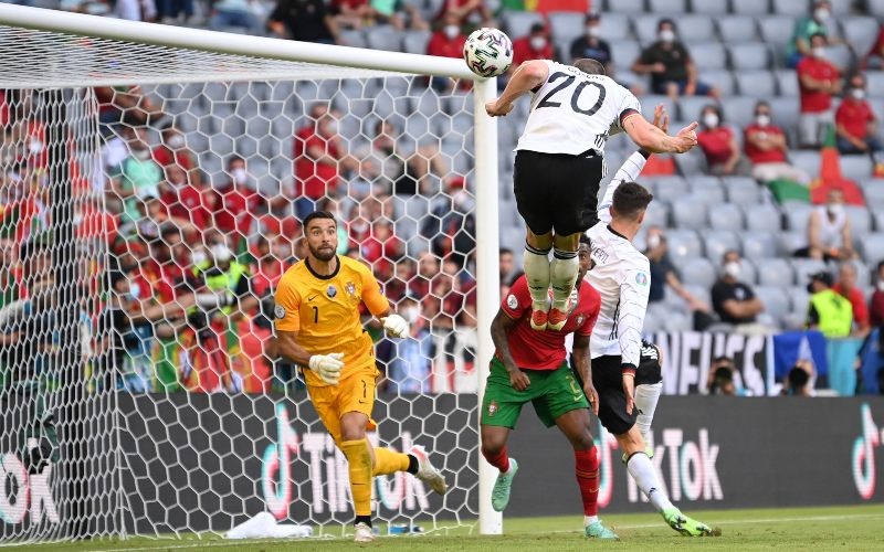 Laga sengit timnas Jerman vs Portugal di Allianz Arena, Minggu 20 Juni 2021 dini hari WIB. (Foto: Istimewa)
