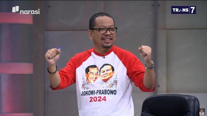 M Qodari berkaus Prabowo-Jokowi 2024. (Foto: istimewa)