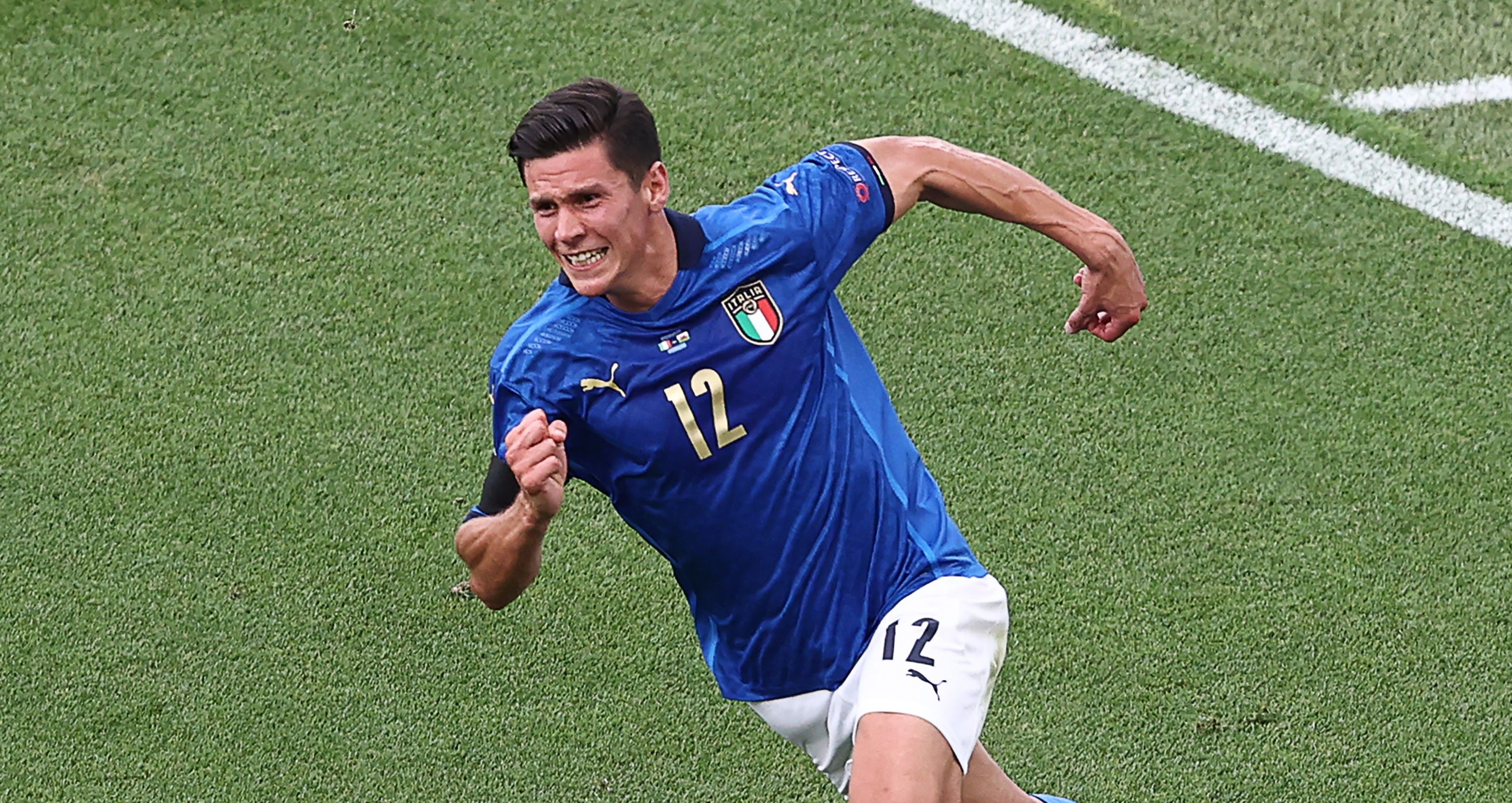 Matteo Pessina mencetak gol kemenangan Italia atas Wales pada matchday 3 Grup A Euro 2020