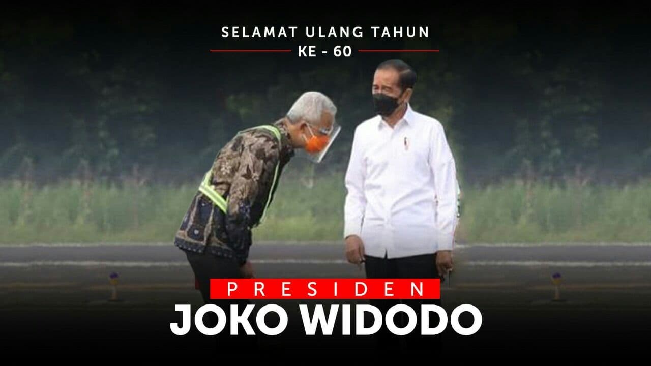 Ucapan ulang tahun dari Gubernur Jawa Tengah Ganjar Pranowo kepada Presiden Joko Widodo, viral di media sosial. (Foto: istimewa)