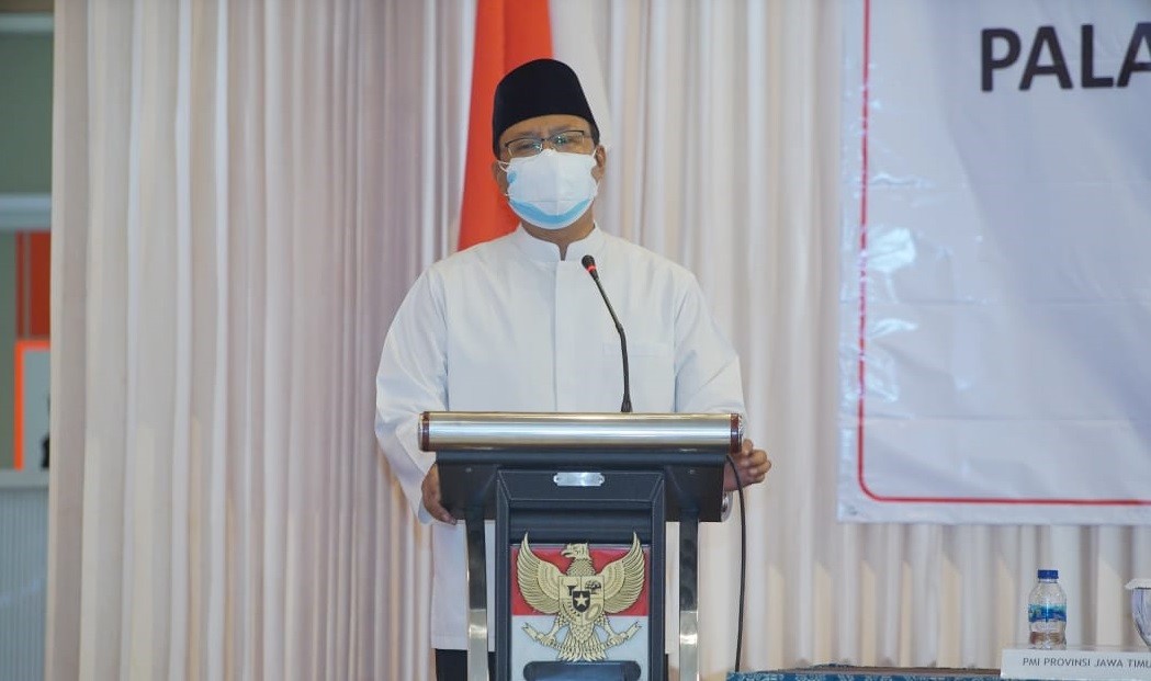 Walikota Pasuruan Saifullah Yusuf meminta PMI Kota Pasuruan untuk mengatasi masalah stok darah minim. (Foto: Istimewa)