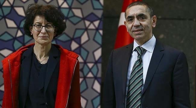  Ozlem Tureci  (kanan) dan istrinya Ugur Sahin, suami istri Jerman asal Turki penemu vaksin Covid raih penghargaan dari Spanyol. (Foto:Anadolu)