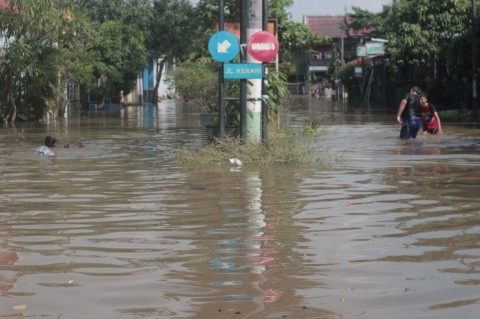 Ilustrasi banjir. (Foto: istimewa)