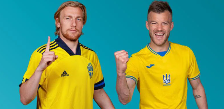Swedia vs Ukraina di babak 16 besar Euro 2020. (Foto: UEFA)