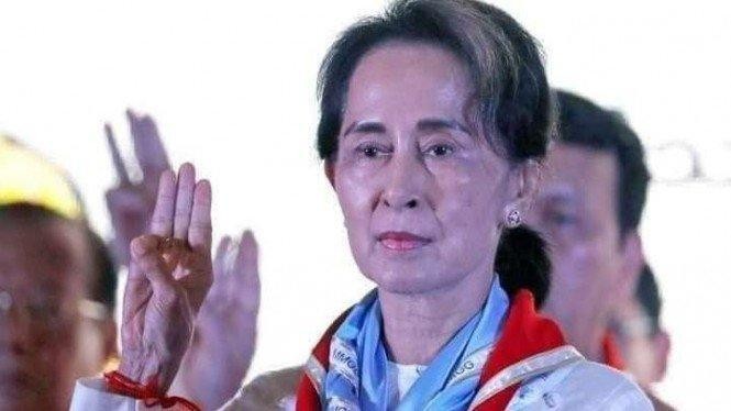 Aung San Suu Kyi, pemimpin demokrasi Myanmar, dalam tahanan Junta Militer Myanmar. (Foto: Istimewa)