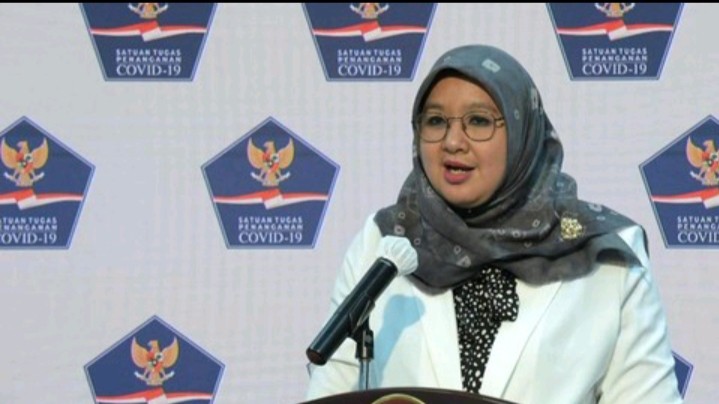 Juru bicara Kemenkes Siti Nidia Tarmizi (Foto: Setpres)