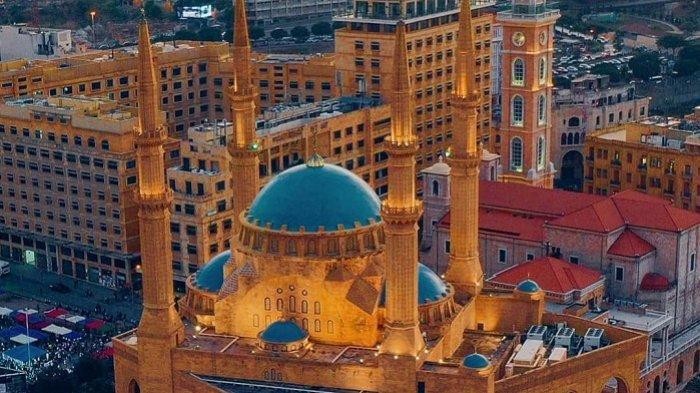 Masjid Muhammad Al-Amin di Kota Beirut Lebanon. (Foto: Istimewa)