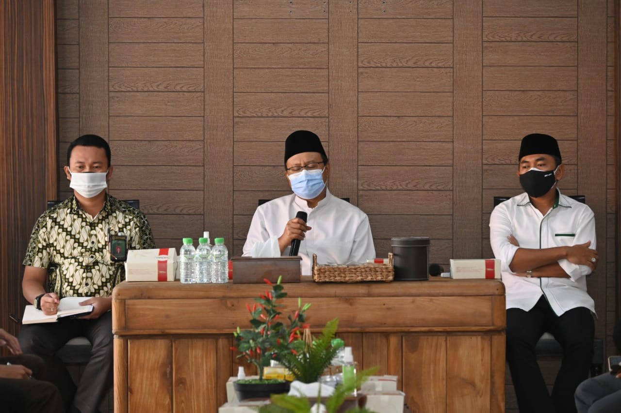 Walikota Pasuruan Saifullah Yusuf (Gus Ipul) kembali menyampaikan penutupan fasilitas kesehatan (faskes), Kamis 8 Juli 2021. (Foto: Istimewa)