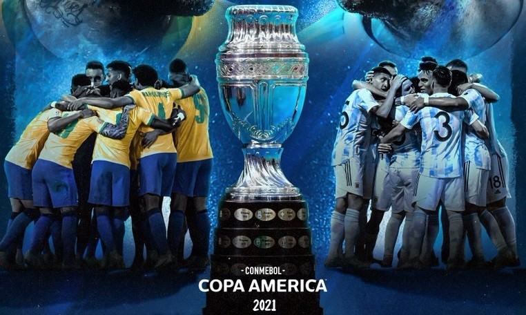 Final Copa America 2021 Argentina vs Brasil. (Foto: Twitter/@CopaAmerica)