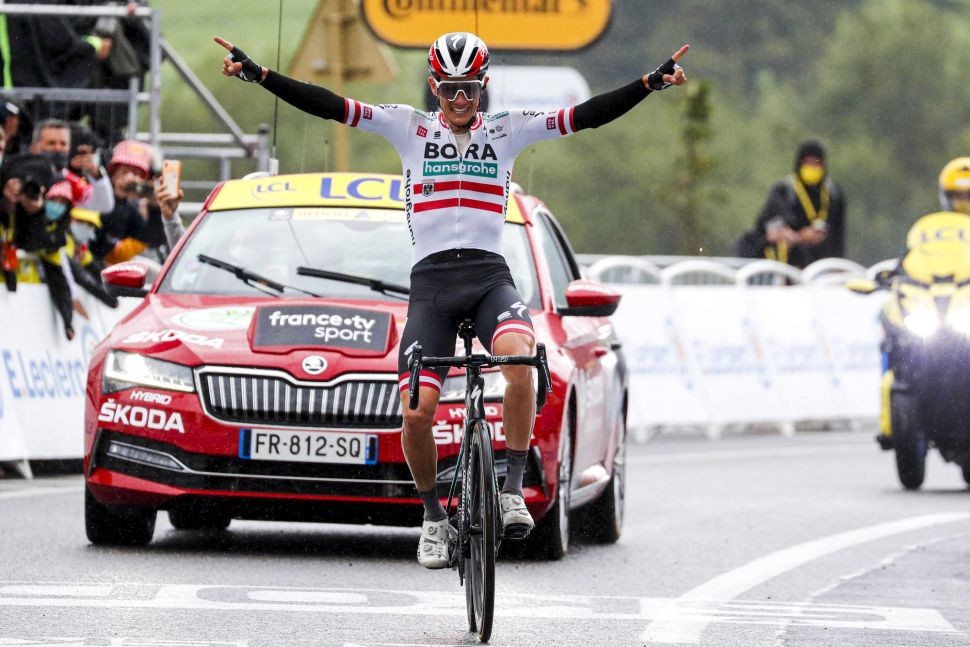 Patrick Konrad (Bora-Hansgrohe) meraih hasil terbaik dalam kariernya di Tour de France etape 16. (Foto: Istimewa)