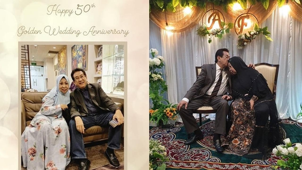 Aktor senior Anwar Fuady bersyukur sempat merayakan ulang tahun pernikahan ke-50 sebelum istrinya meninggal dunia. (Foto: Instagram)