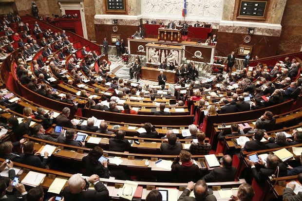 Persidangan di Parlemen Prancis di Paris. (Foto: Istimewa)