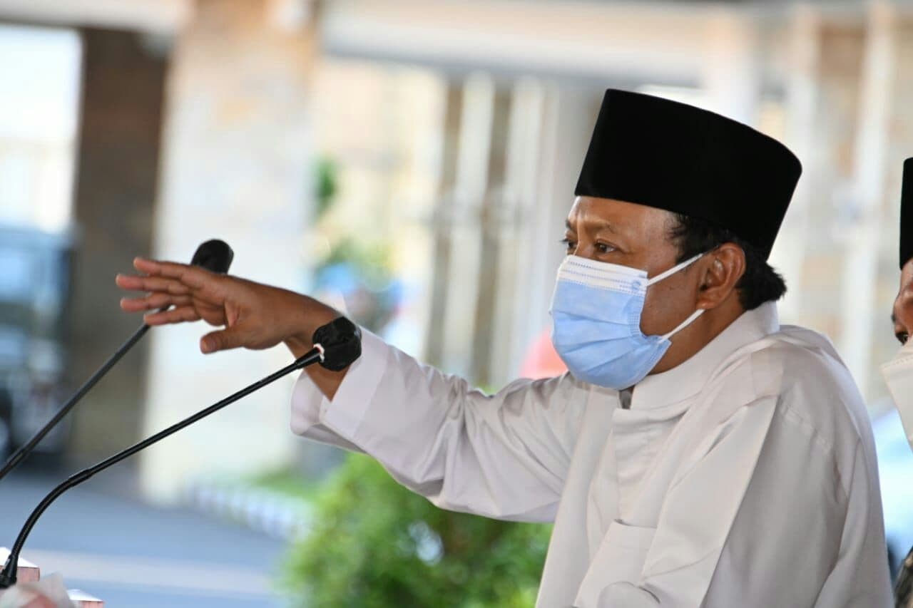 Wallikota Pasuruan Saifullah Yusuf (Gus Ipul) meminta warga Kota Pasuruan taati anjuran pemerintah pada PPKM Level IV. (Foto: Ist)