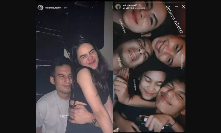 Niko Al Hakim alias Okin, mantan suami selebgram Rachel Vennya, sempat mesra dengan artis Steffi Zamora, sebelum beredar video ciuman dengan Adhisty Zara alias Zara JKT48. (Foto: Istimewa)