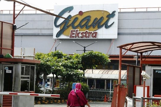 Giant mulai hari ini Minggu, 1 Agustus 2021 sudah tidak beroperasi di Indonesia. (Foto: Ant)