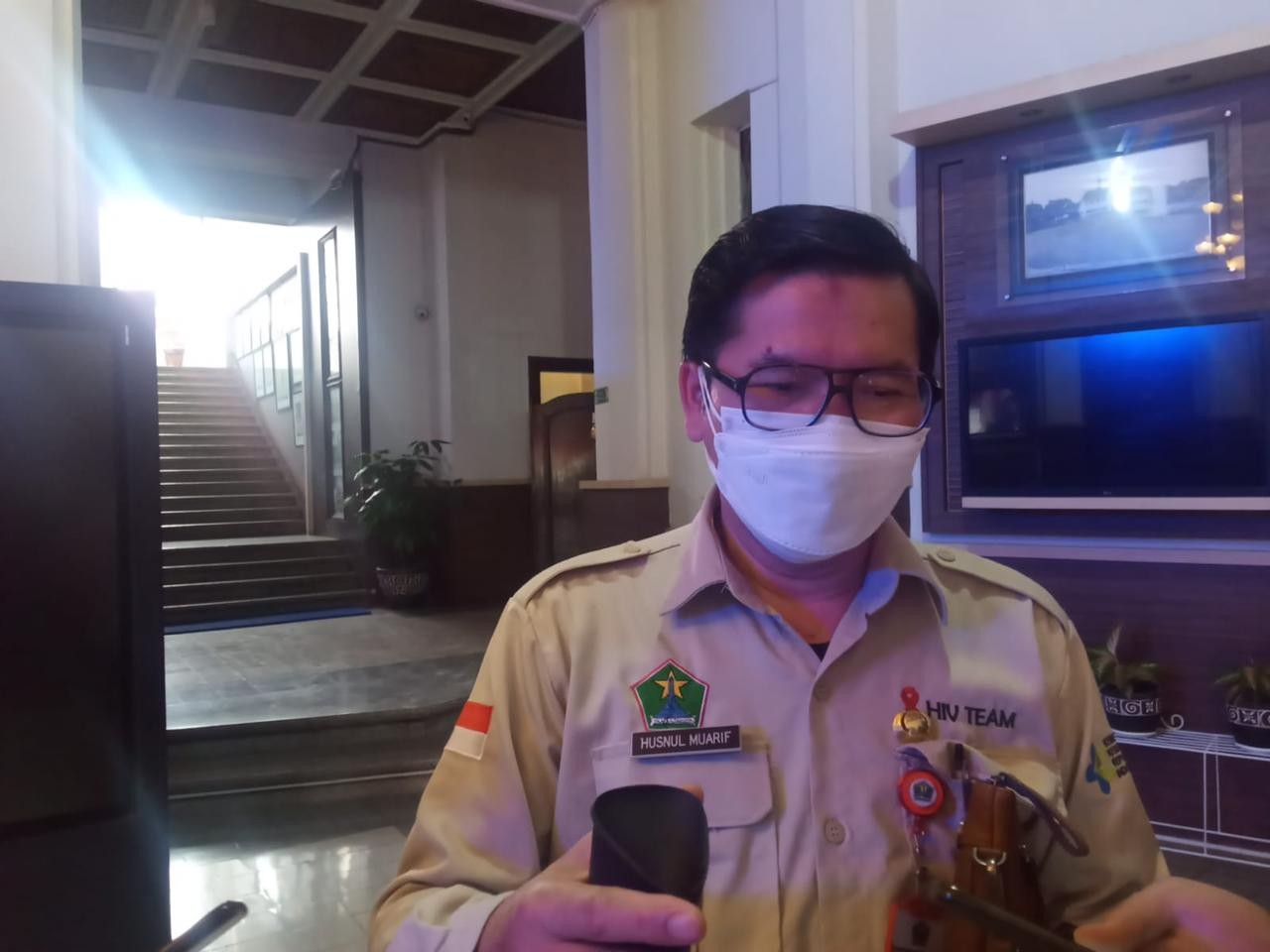 Kepala Dinkes Kota Malang, dr Husnul Mu'arif saat ditemui di Balaikota Malang (Foto: Lalu Theo/ngopibareng.id)