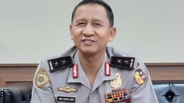 Kapolda Sumatera Selatan Irjen Polisi Eko Indra Heri minta maaf kepada seluruh masyarakat mengenai heboh soal Rp 2 triliun. (Polda Sumsel)