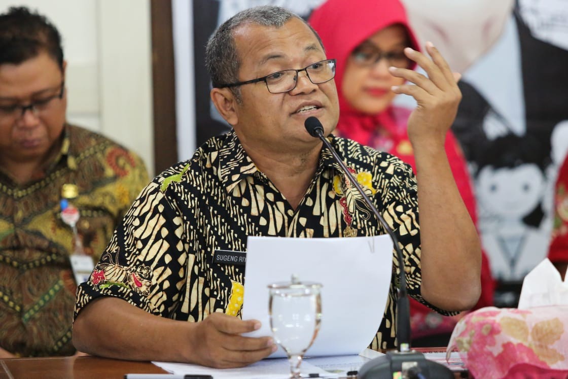 Kepala Dispermasdesdukcapil Jawa Tengah Sugeng Riyanto saat memberikan keterangan. (Foto: Istimewa)