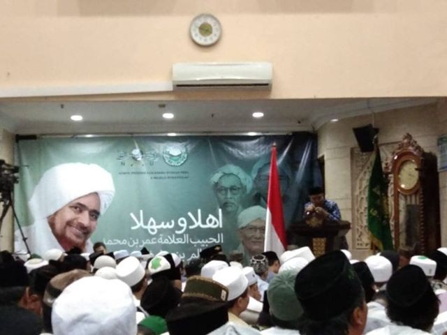 Habib Umar bin Hafizh saat di PBNU Jakarta. (Foto: Istimewa)