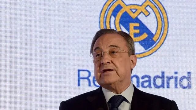 Florentino Perez dikabarkan ingin membawa Real Madrid ke Liga Inggris, tapi itu hanya berita palsu (Foto: AFP)