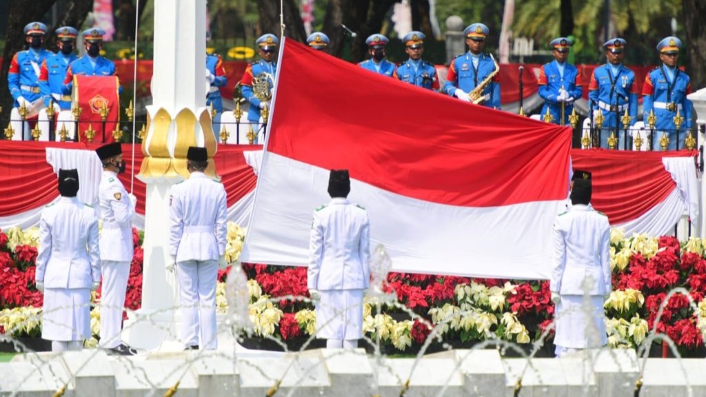 Upacara peringatan detik-detik proklamasi kemerdekaan RI di Istana Merdeka (Foto: Setpres)
