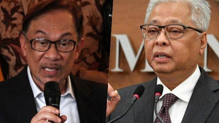 Anwar Ibrahim (kiri) dan Ismail Sabri (kanan). (Foto: Istimewa)