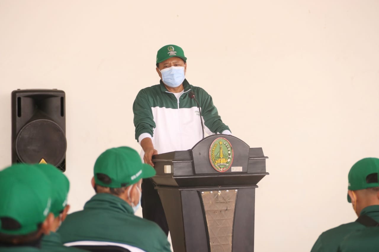 Gus Ipul ajak LSM dan ormas tangkis berita hoak tentang Covid-19. (Foto: Dinas Kominfo Kota Pasuruan)