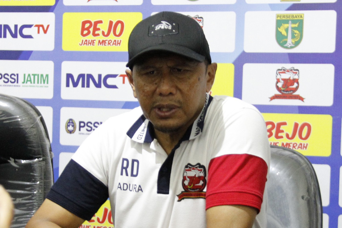 Pelatih Madura United, Rahmat Darmawan. (Foto: Fariz/ngopibareng.id)