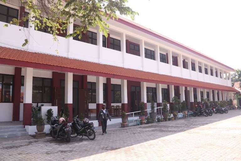 Salah satu gedung sekolah dasar negeri di Kota Pasuruan yang siap menjelang PTM (Dokumen Kominfo Kota Pasuruan)