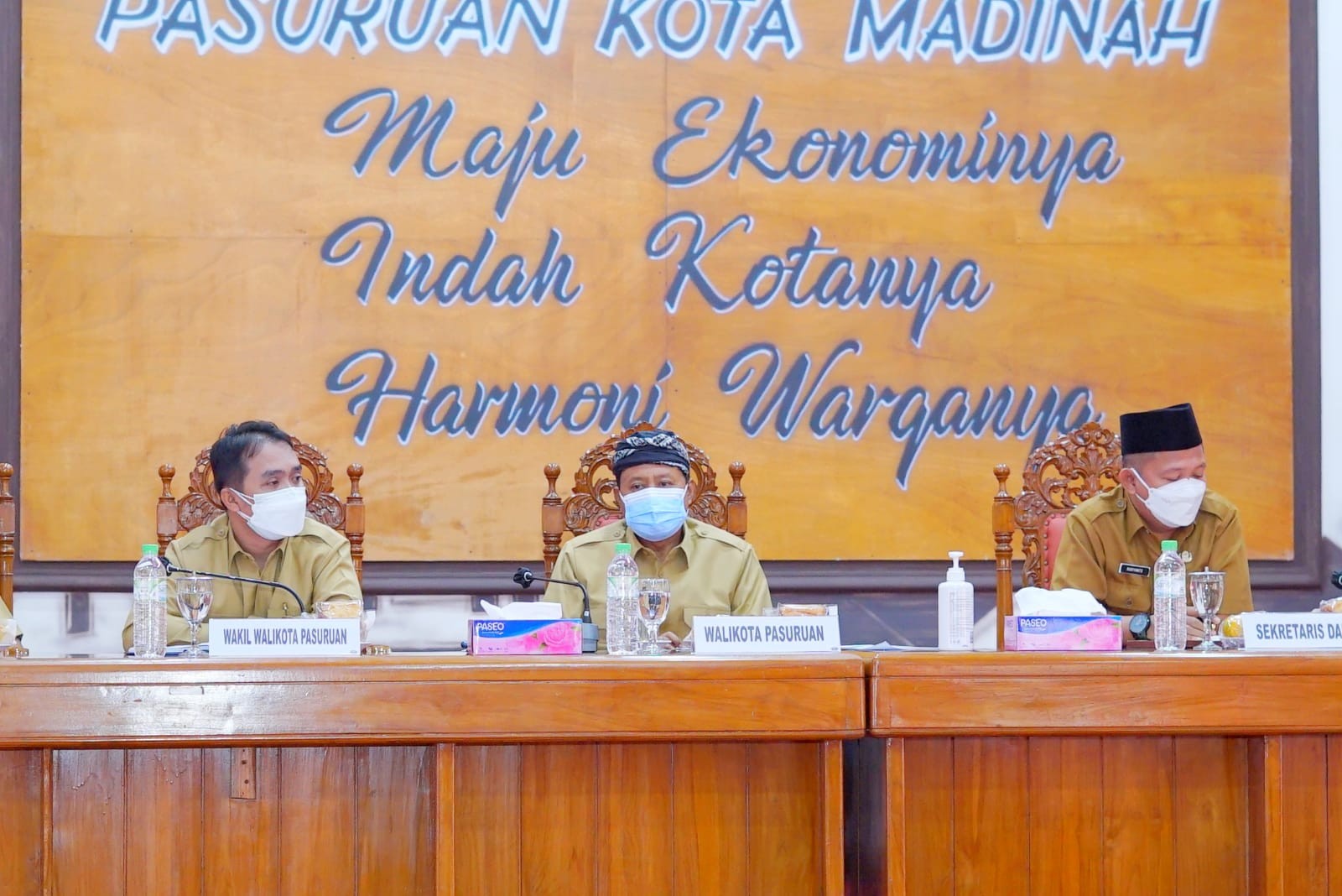 Rapat Koordinasi RPJMD Kota Pasuruan, Selasa 24 Agustus 2021. (Foto: Is)