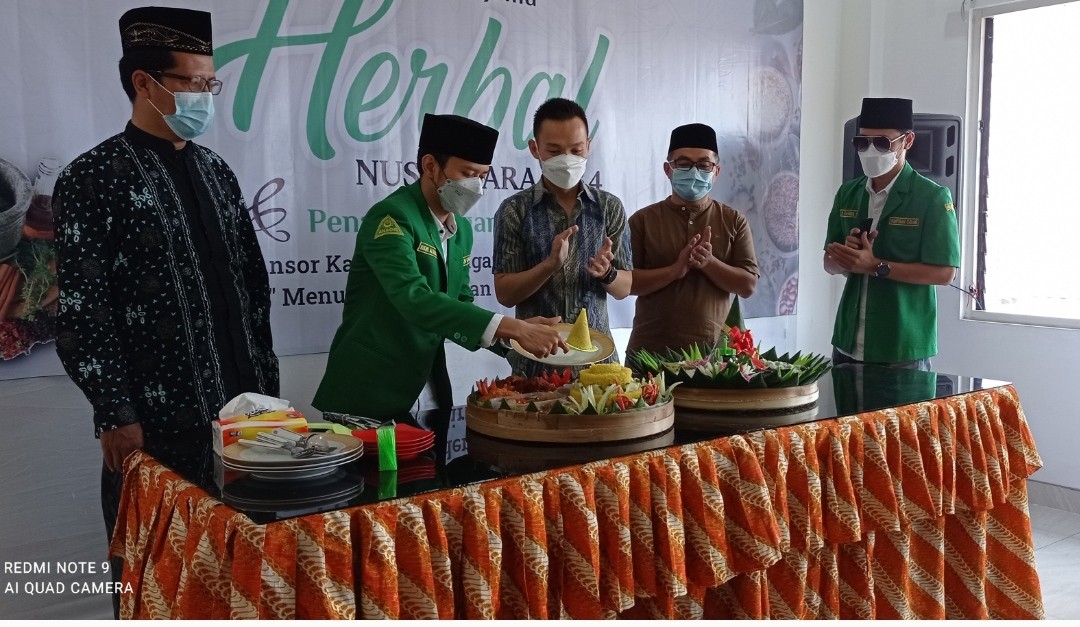 GP Ansor Kabupaten Kediri ajak kader tingkatkan perekonomian jualan kamu herbal. (Foto: Fendi/Ngopi bareng. Id)