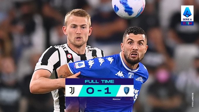 Laga Juventus vs Empoli di Stadion Allianz, Minggu 29 Agustus dini hari waktu Indonesia. (Foto: Twitter SerieA)