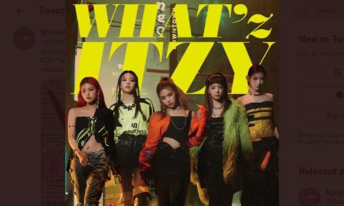 Girl group ITZY rilis full album bertajuk Crazy in Love, pada 24 September 2021. (Foto: Twitter)