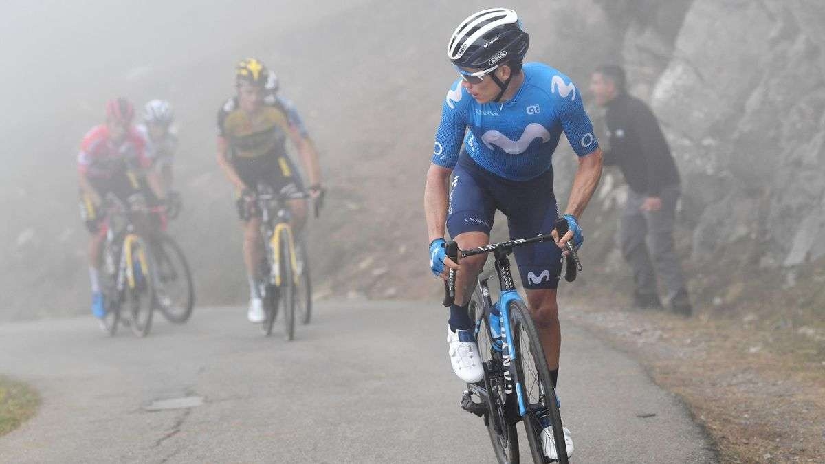 Miguel Angel Lopez (Movistar) berhasil memenangkan queen stage Vuelta a Espana. (Foto: Istimewa)