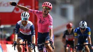 Magnus Cort (EF Educatuon -Nippo) meraih kemenangan ketiga di Vuelta a Espana 2021. (Foto: ist)