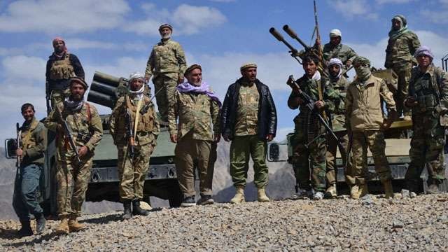 Pasukan NRF (Front Perlawanan Nasional)  anti Taliban yang dipimpin Ahmad Massoud masih mempertahankan wilayah Panjshir, di utara Afghanistan. (Foto:AFP/Al Jazeera)
