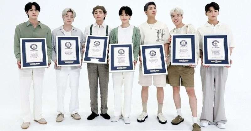 BTS meraih Sertifikat Million-Platinum di Gaon Chart, Kamis 9 September 2021. (Foto: Istimewa)