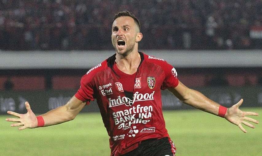 Striker Bali United Ilija Spasojevic. (Foto: Twitter/@Spaso_87)