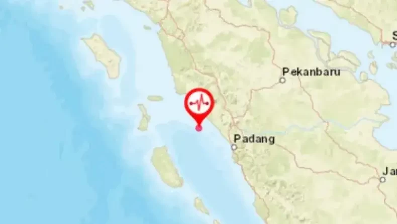 Gempa magnitudo 5,3 guncang Agam, Sumatera Barat.(Foto: BMKG)