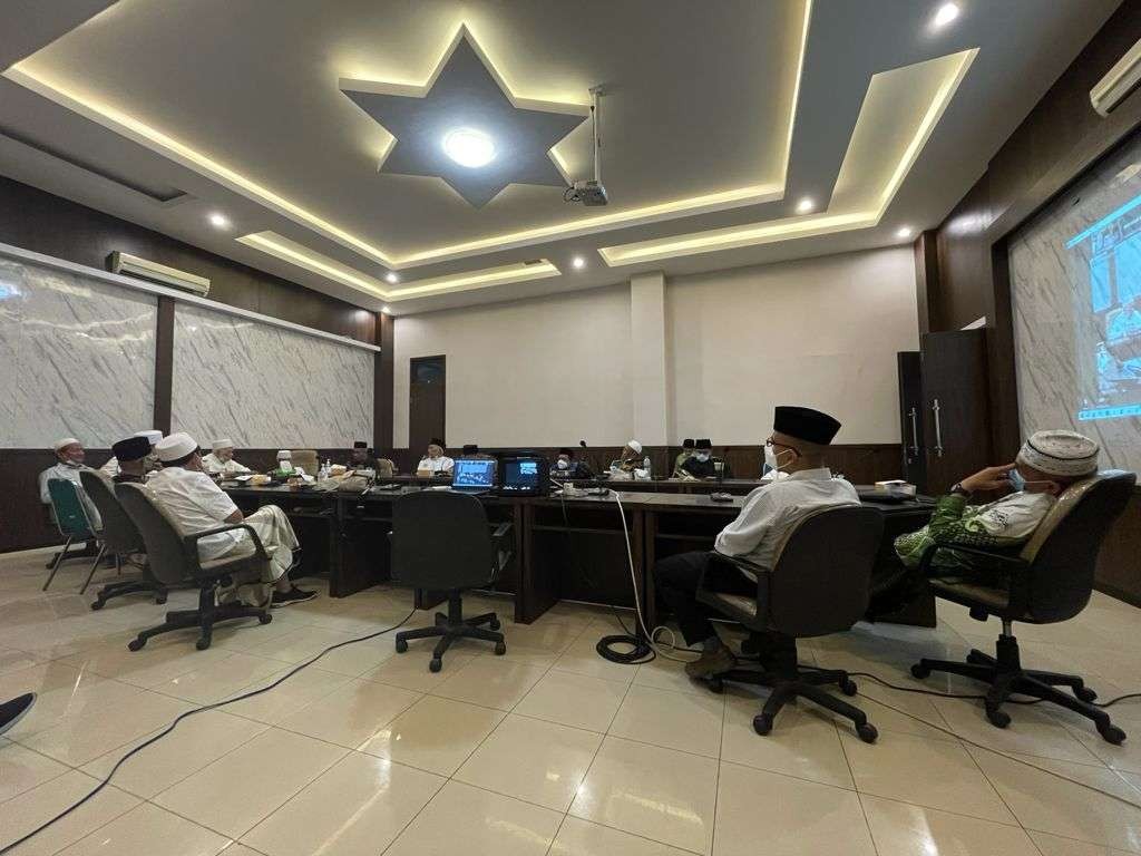 Rapat gabungan syuriah dan tanfidziyah PWNU Jawa Timur memutuskan untuk mengusulkan pelaksanaan Muktamar NU pada tahun 2021 ini. (Foto: Dok PWNU)