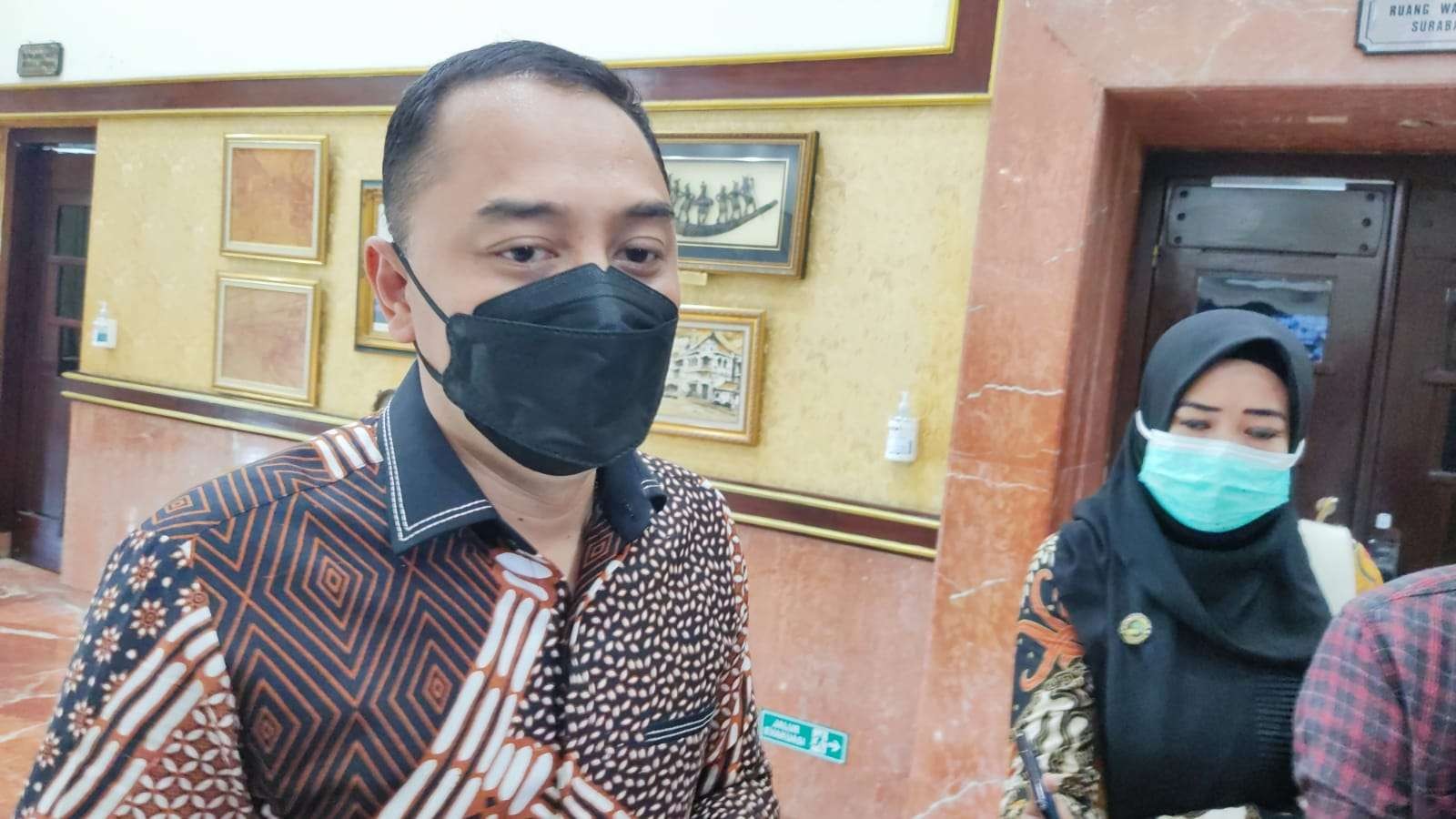 Walikota Surabaya, Eri Cahyadi, saat ditemui di Balai Kota Surabaya, Kamis 16 September 2021. (Foto: Fariz Yarbo/Ngopibareng.id)