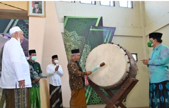 Konferensi Cabang (Konfercab) Nahdhatul Ulama Kabupaten Pasuruan 2021, digelar dan dibuka oleh Ketua PWNU Jatim, KH Marzuki Mustamar. (Foto: Pasuruankab)
