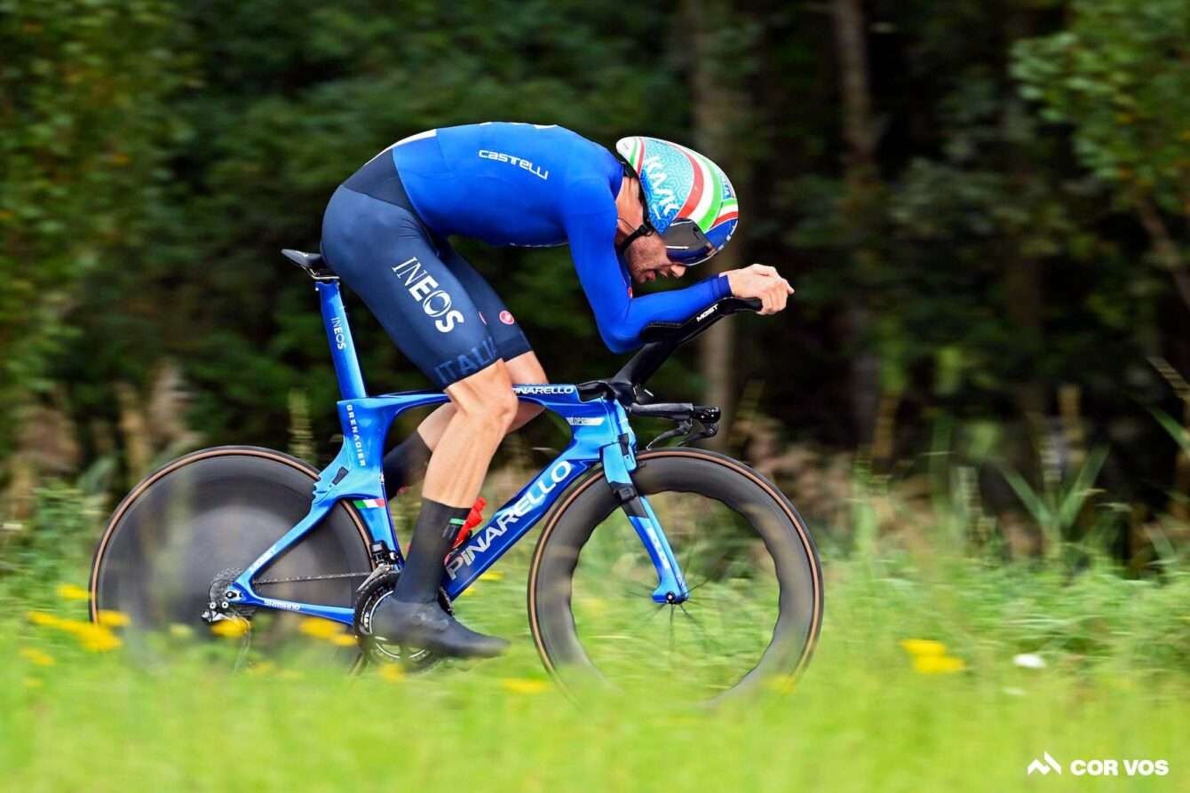 Filippo Ganna (Italia) memenangkan UCI Road World Championship time trial. (Foto: Istimewa)