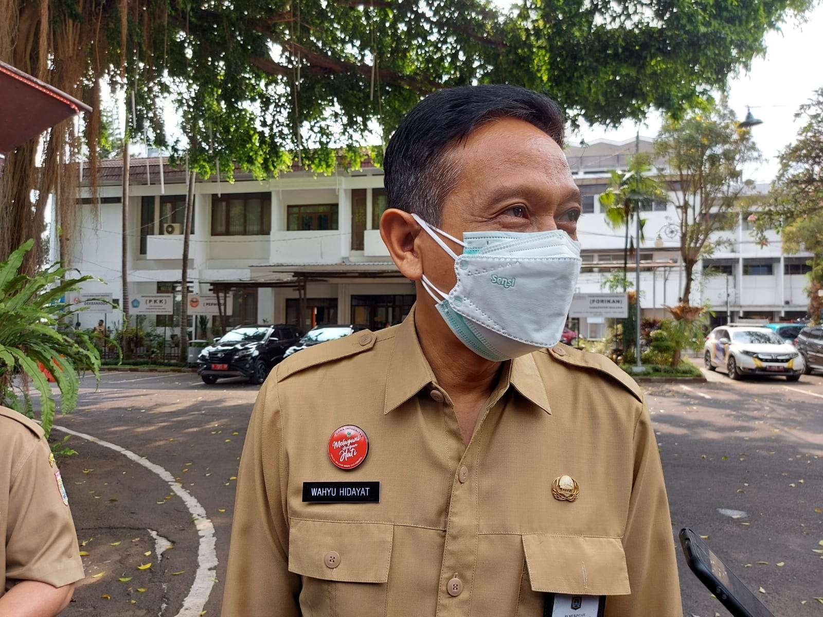 Sekretaris Daerah Kabupaten Malang, Wahyu Hidayat saat ditemui di Pendopo Pringgitan (Foto: Lalu Theo/ngopibareng.id)